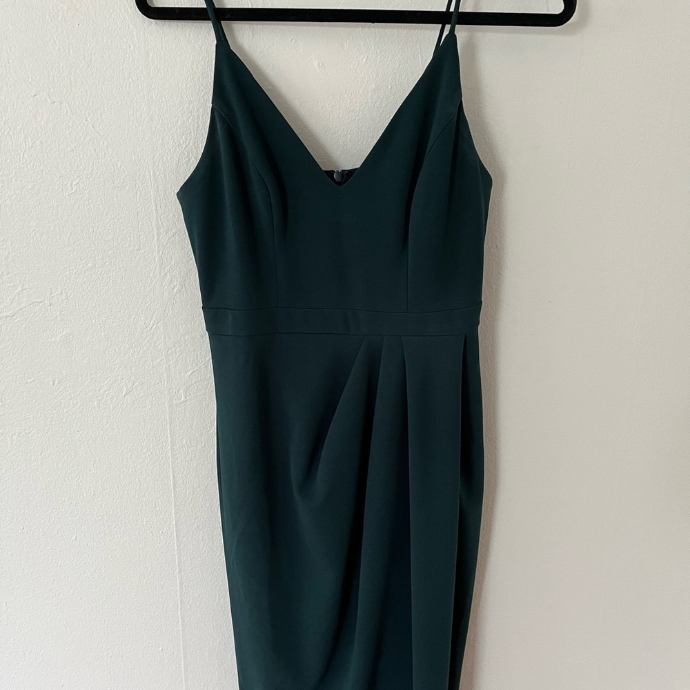 BHLDN Anabela V-Neck Crepe Dress